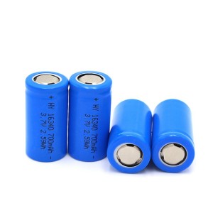 16340 3.7V 700mAh Lithium Battery