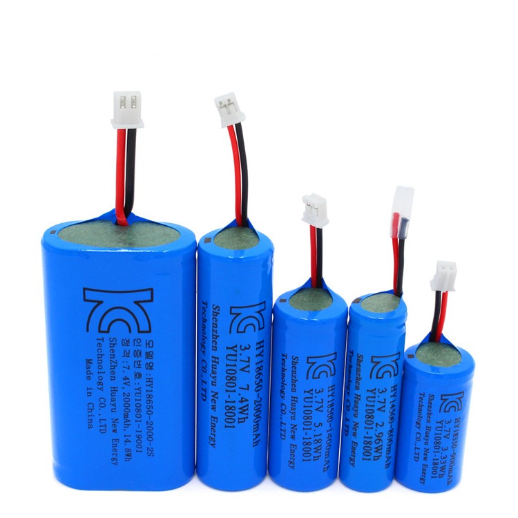 18500 3.7V 1600mAh Lithium Battery