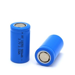 18350 3.7V 900mAh Lithium Battery