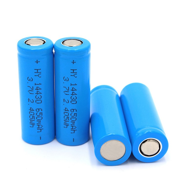 14430 3.7V 650mAh Lithium Battery