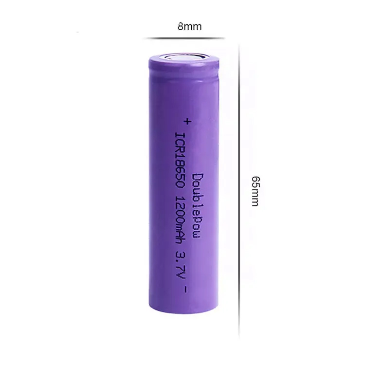 18650 3.7V 1200mAh Lithium Battery