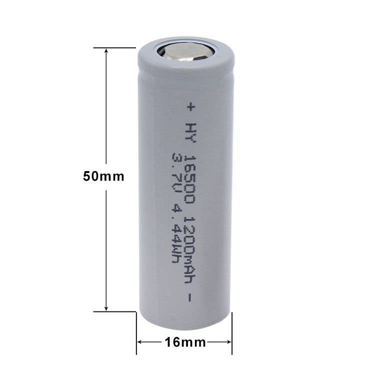 16500 3.7V 1200mAh Lithium Battery