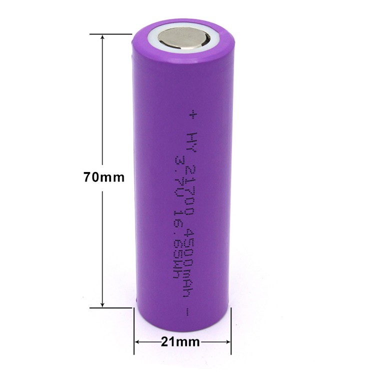 21700 3.7V 4500mAh Lithium Battery