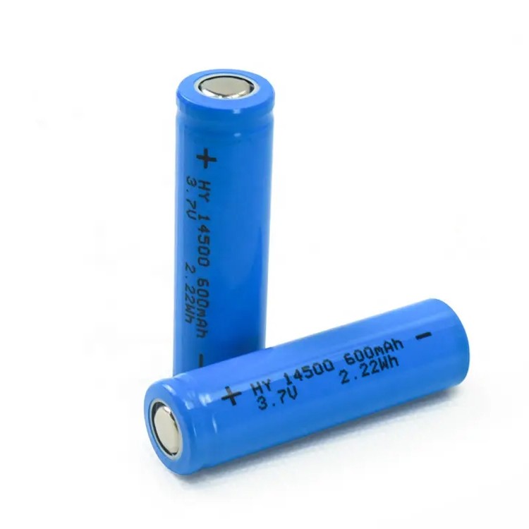 14500 3.7V 600mAh Lithium Battery